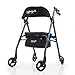 Lifestyle Mobility Aids Royal Universal Aluminum 4 Wheel Rollators (Laser Blue)