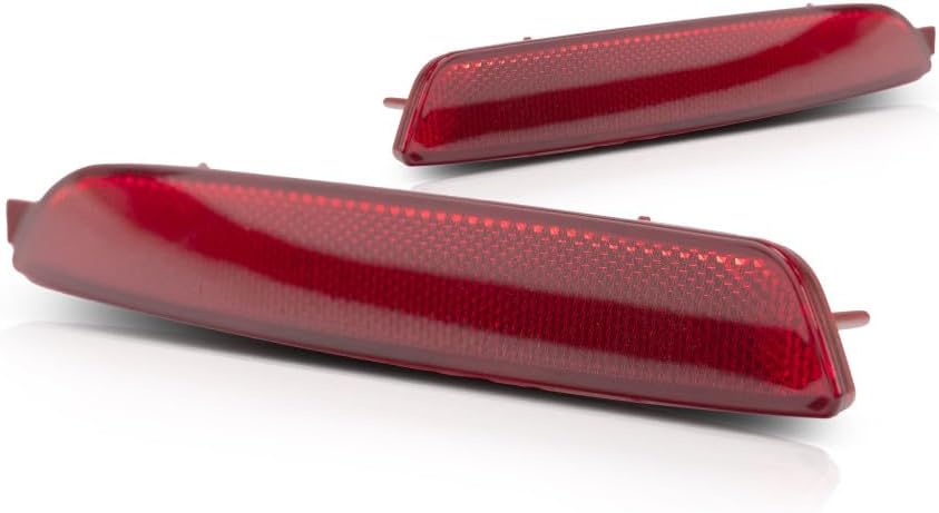 CarLights360 For Kia Sorento Rear Bumper Reflector 2011 2012 2013 Driver and Passenger Side CAPA KI1184102, KI1185102 | 92405 1U200