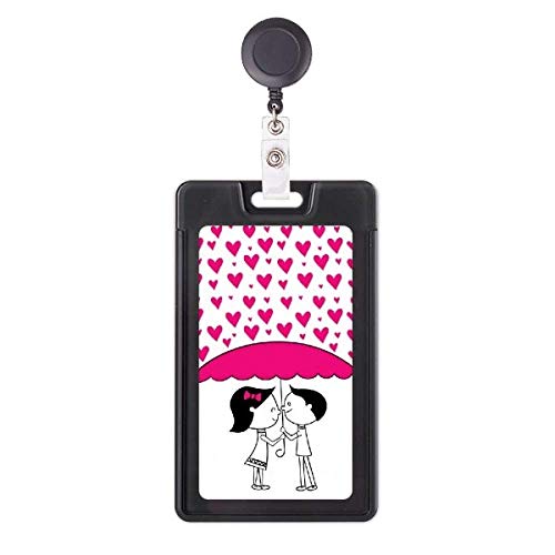 Étui rétractable pour badge de Saint-Valentin cadeau attentionné et utile pour collègue