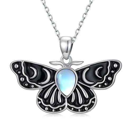 Sterling Silver Halloween Necklace Gothic Jewelry Gifts for Women Men