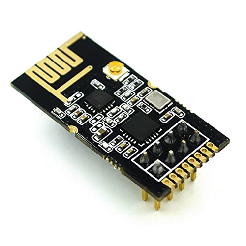 Jolsaawie MóDulo InaláMbrico de TransmisióN de Datos NRF24L01+ 2,4G GT-24 2,4 GHz NRF24L01+PA+LNA MóDulo InaláMbrico de 1100 Metros, Soldadura