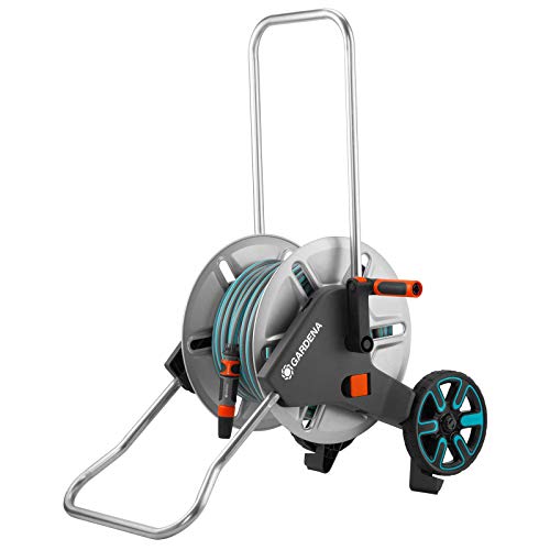 Dévidoir sur roues Gardena CleverRoll métal équipé avec tuyau d'arrosage 25m - vue 7