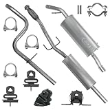 Polmo Schalldämpferset Auspuffanlage Auspuff für Peugeot 207 1 I Schrägheck,Cabrio 2007-2013 1.4 1.6