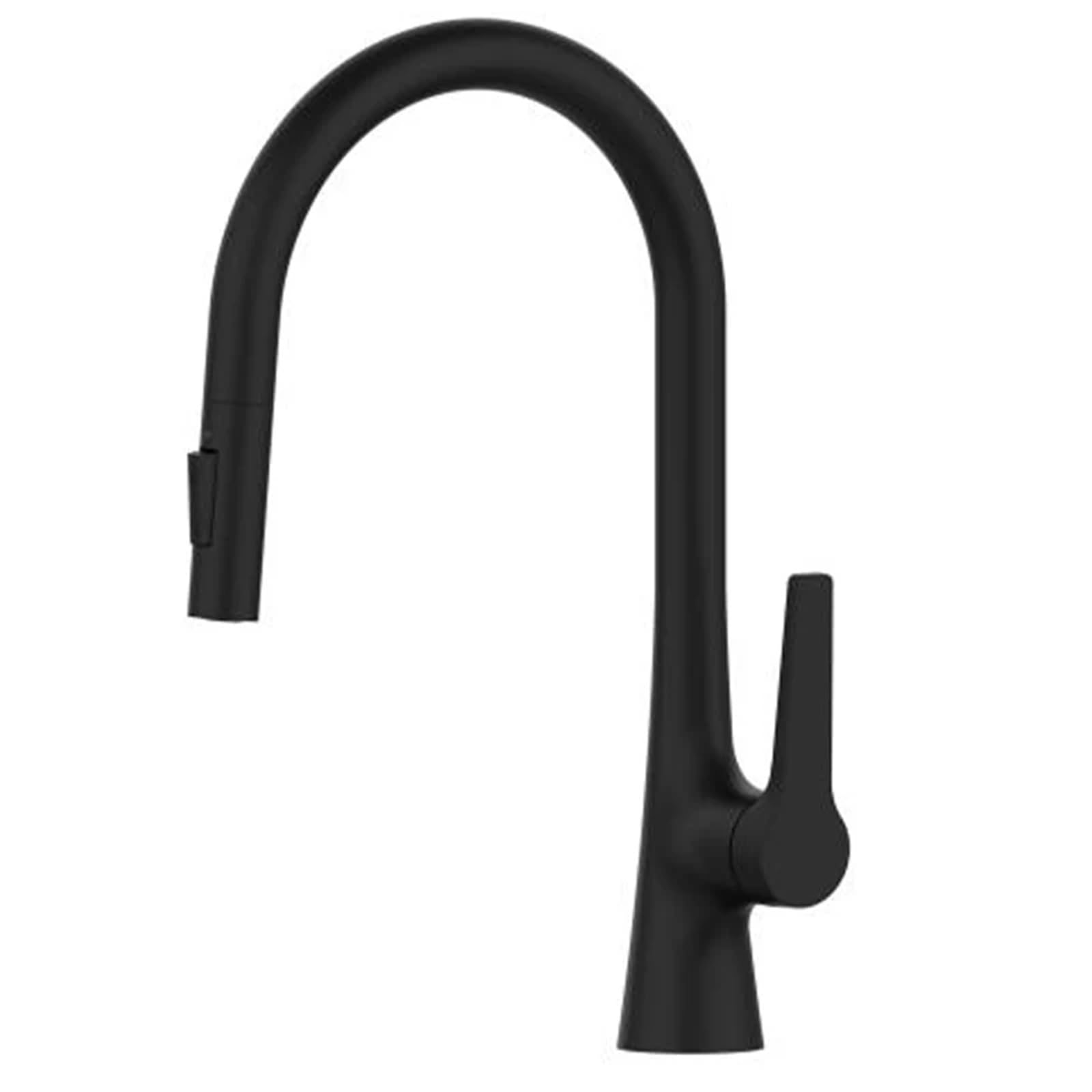 Robinet de cuisine eau froide et chaude mitigeur extractible en laiton