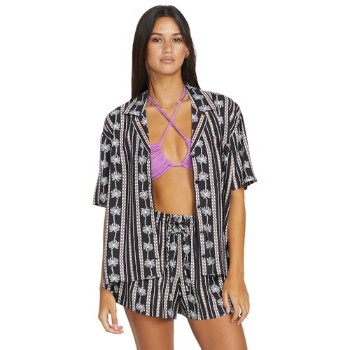 Chemise de plage Volcom Sun Stunner légère boutonnée à manches courtes