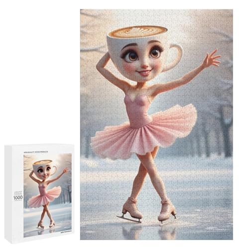 イタリアンブレインロット バレリーナカプチーナ ジグソーパズル 1000ピース グッズ 子供向けパズル 男の子 女の子 チャイルドパズル キッズ 初心者 知育おもちゃ 親子ゲーム インテリア おしゃれ プレゼント 75×50cm