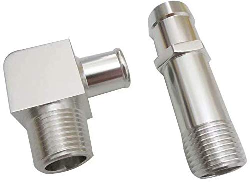 4530/9514X Chromed Aluminum Heater Hose Fitting Kit Fits For Chevy #TOP1