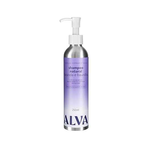 Alva Personal Care Shampoo Cabelos Normais E Secos - Lavanda E Baunilha Alva 250Ml