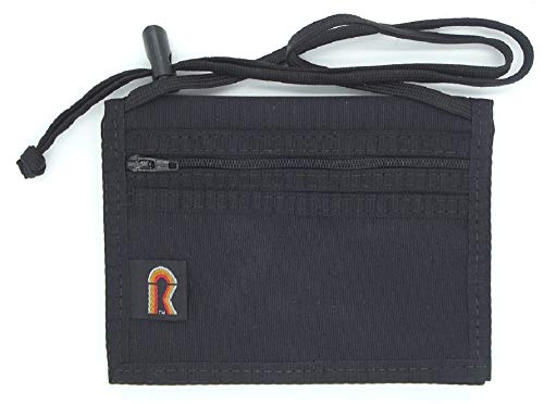 Bifold Neck Id Wallet (Black) #TOP12