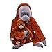 Wild Republic Mom And Baby, Orangutan,76.2 cm Peluche Animali, Peluche Mamma E Cucciolo, Regalo Per Bambini, Imbottitura Realizzata Partendo Da Bottiglie Riciclate