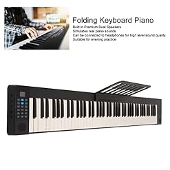 Bewinner Clavier de Piano Pliant 88 Touches, Piano Numérique à Clavier électrique avec Alimentation et étui de Transport… - Les Beatles, Paul McCartney, John Lennon, RIngo Starr, George Harrison Bewinner Clavier de Piano Pliant 88 Touches, Piano Numérique à Clavier électrique avec Alimentation et étui de Transport… – Image 5