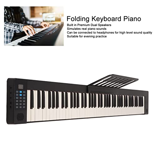 Bewinner Clavier de Piano Pliant 88 Touches, Piano Numérique à Clavier électrique avec Alimentation et étui de Transport… - Les Beatles, Paul McCartney, John Lennon, RIngo Starr, George Harrison Bewinner Clavier de Piano Pliant 88 Touches, Piano Numérique à Clavier électrique avec Alimentation et étui de Transport… – Image 6