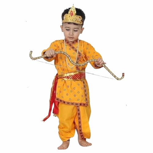 Image of Kaku Fancy Dresses Ram Costume for Kids Infant Baby Ram Dress for Boys with Accessories