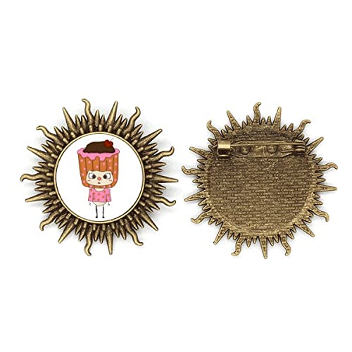 Broche en métal de qualité supérieure avec crochet soleil pour l'art de la table raffiné