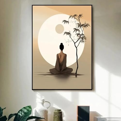 Toile Zen et affiche de méditation pour créer un coin yoga relaxant à la maison