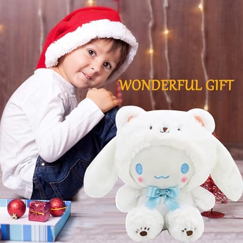 Btsxzcz A1450-001 Kawaii Cartoon White Bear Cross-Dressing Series Plush,Cute Stuffed Plush Figure Toy thumb #3