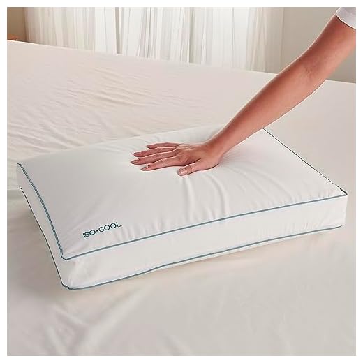 SleepBetter Iso-Cool Foam Pillow, 1 Count (Pack of 1), Serene Side Sleeper
