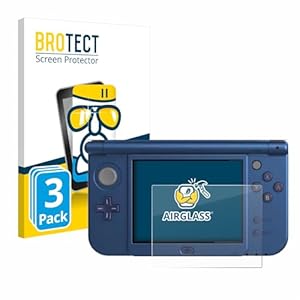 BROTECT AirGlass Schutzglas 3er Pack Nintendo New 3DS XL