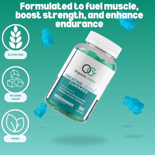 OG Creatine Ultra – 90 Gummies | 5000mg MAX Creatine Monohydrate & 1500mg GAA | Up to 8.5X More Uptake, Fast-Absorbing Formula for Enhanced Muscle & Brain Power, No Water Retention - Image 2