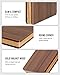 MaxGear Premium Wooden Business Card Holder for Men Natural Wood Business Card Case Walnut Credit Cards Pockat with Magnetic Closure Portable Slim Name Cards Holders