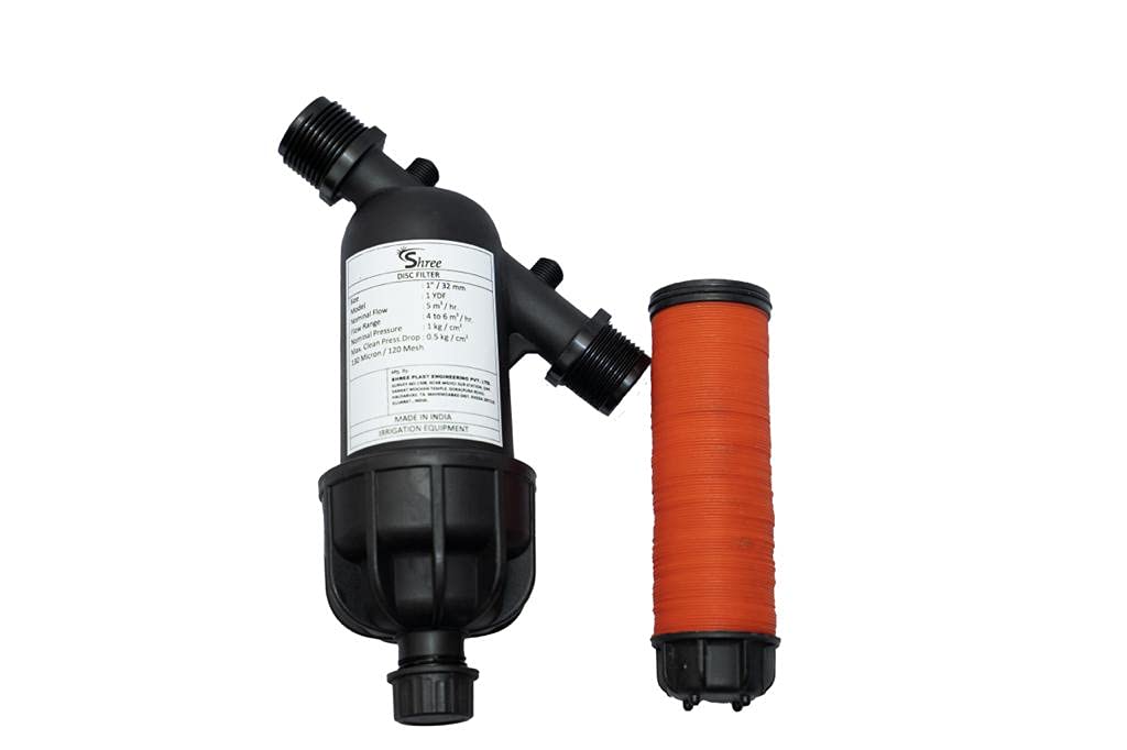 Shree 1 inch [32mm] ISI MARK/Y type Disc Filter for R.O. Filter, Garden Lawn, Drip irrigation filter, Home or Apartment Water Tank 120 Mesh/130 Micron | 6 Months Warranty | Made In INDIA (B09761GNV7) Amazon Price History, Amazon Price Tracker