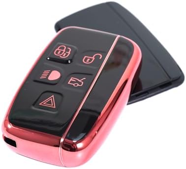 MACHSWON 5 Button Car Key Fob Cover Remote Key Fob Case Pink Key Shell ...