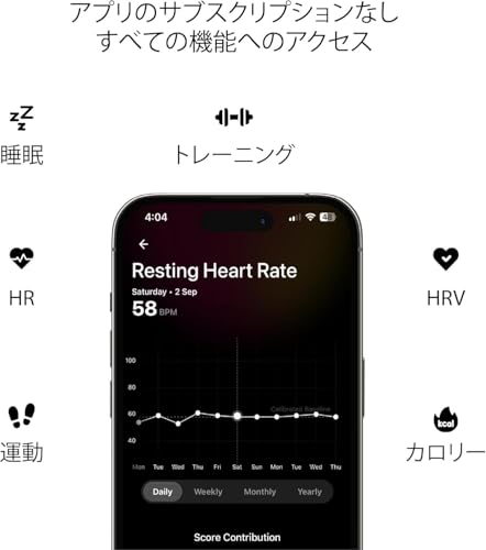 Ultrahuman Ring AIR- ローズゴールド スマートリング ヘルストラッカー - 画像 2