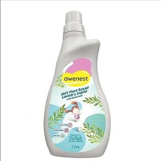 Baby Laundry Liquid Detergent - 100% Plant-based with Bio-Enzymes | Tea Tree Oil | Softness of Lavender | 100% Made for Babies | Sulphate-free