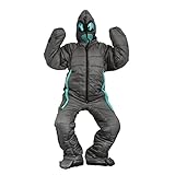 Hondony Wearable Sleeping Bag - Adult Full Body Alien Walkable Suit - All Seasons, Comfortable & Warm, Zipper Closure, Polyester & Cotton, 150-160cm Height