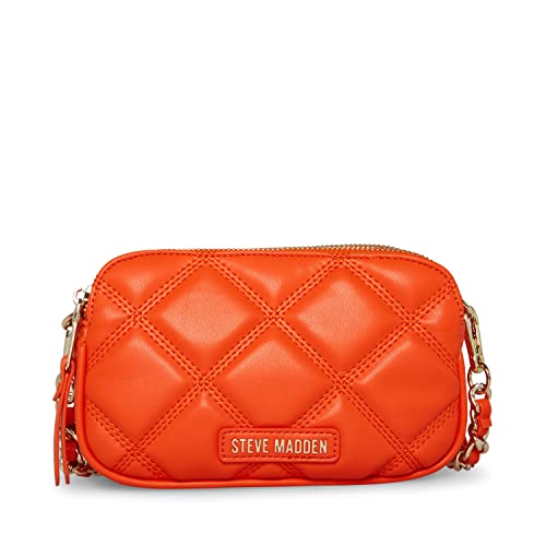Steve Madden Daisy Quilted Crossbody, Orange #TOP17