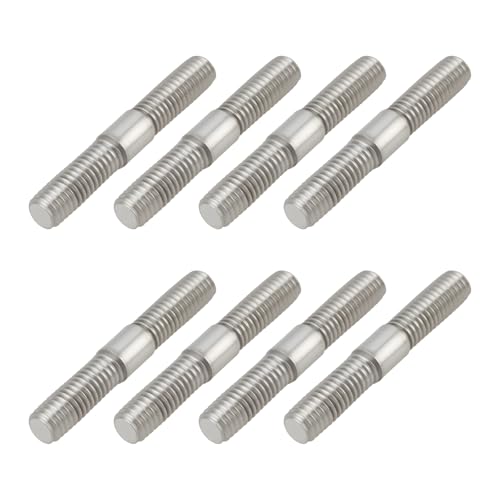 SG Store 8 Stück Motorradauspuffbolzen M6x40mm 304 Edelstahl für Kfz-Schalldämpferkrümmer
