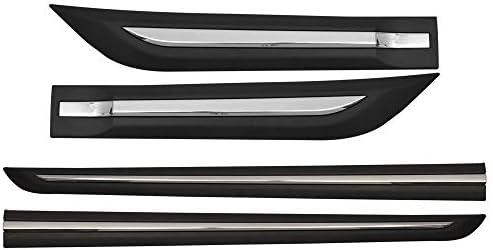 Automaze Car Side Door Chrome/Black Beading, O.E Type for Suzuki Baleno All Models, Baleno Chrome Accessories