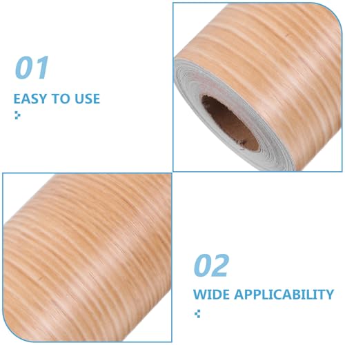 Cinta adhesiva para muebles de veta de madera autoadhesiva e impermeable de 10 metros 4