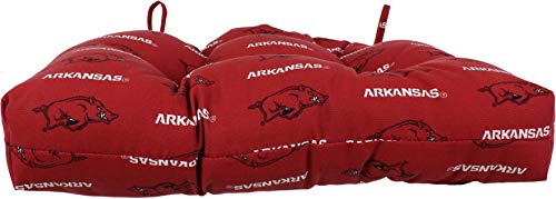 Image of College Covers Everything Comfy Arkansas Razorbacks Indoor Outdoor Seat Cushion Patio D Cushion