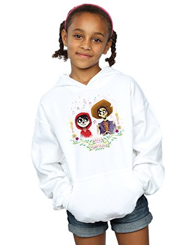 Disney Girls Coco Miguel And Hector Hoodie 9-11 Years White