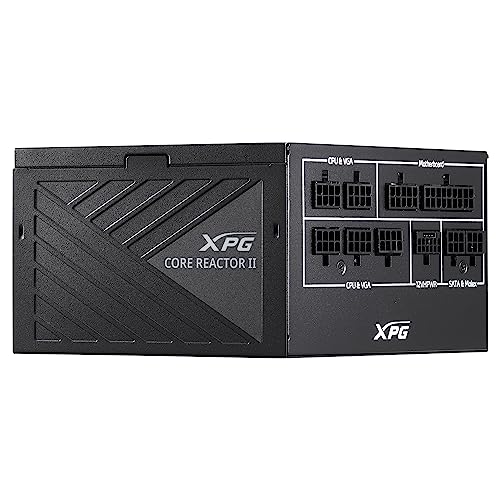 Image of XPG CORE REACTOR II - Workstation Power Supply Unit - Stable Power Delivery & Quiet Operation - Fully Modular Cable Design & 80+ Gold Certified - Overvoltage Protection - ATX 3.0 Gold 850 Watt VE