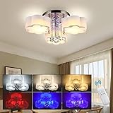 Source de lumière LED : protection de l'environnement et économie d'énergie, longue durée de vie. La lumière du plafonnier est douce et non éblouissante, haute efficacité lumineuse, faible consommation d'énergie, ce qui permet d'économiser jusqu'à 80% d'énergie. Puces LED et a une durée de vie allant jusqu'à 50000 heures.