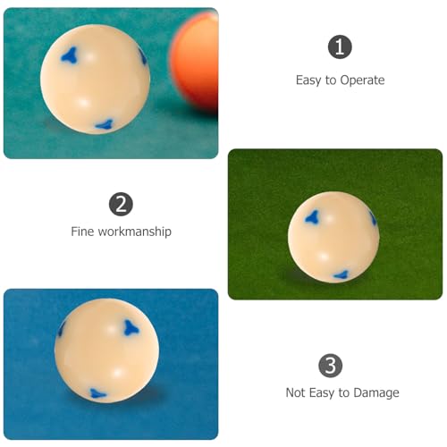Bille de billard pour entraînement et remplacement de boule résistante aux chocs - 5