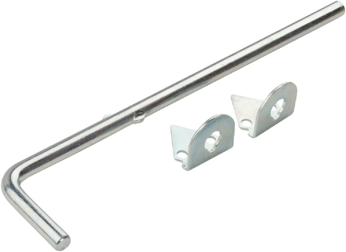 National Hardware N152-058 836 Cane Bolts in Zinc, 1/2" x 12"