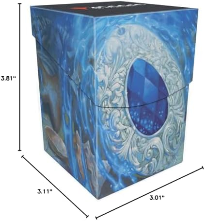 Ultra Pro - Modern Horizons 3 Sapphire Medallion 100+ Deck Box® for Magic: The Gathering, Standard Size Organizer Double-sleeved Card Protector Self-locking lid Deck Box image 5