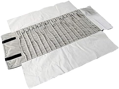 Borsa Portagioie A Rotolo Pieghevole - Organizer Per Collane E Braccialetti, Grande Capacità - Foto 5