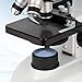 Soflightmok 40x-5000x Trinocular Microscope,Laboratory Trinocular Compound Led Microscope W/Electronic Eyepiece/360° Rotation/Mechanical Stage,for Learning/Experimental Operations,White