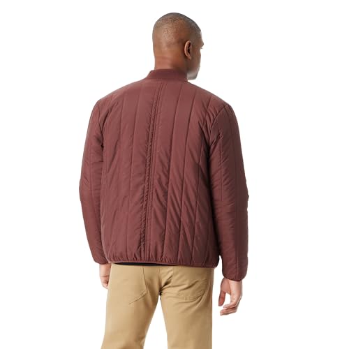 BASS OUTDOOR Men's Reversible Liner Bomber Jacket with Pocket on Both Sides Standard4