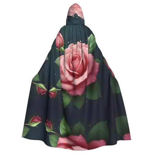 Manteau à capuche Dewdrop rose pour rester au chaud avec style