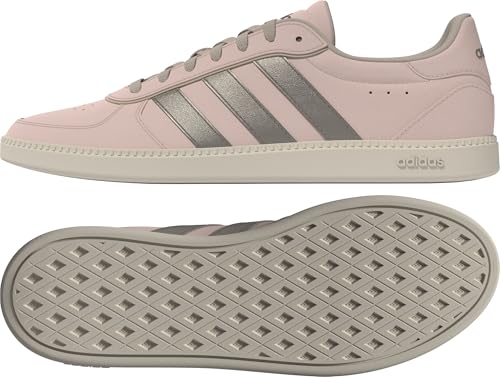Image of adidas Womens Breaknet Sleek Suede Sports Shoes