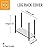 KHOMO GEAR 4 Log Rack Cover 4ft, 4 Feet, Grey
