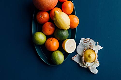 Bee's Wrap - Single Medium Piece Pack - Made In The Usa With Certified Organic Cotton - Plastic And Silicone Free - Reusable Eco-Friendly Beeswax Food Wrap - Honeycomb Print - 10" X 11" #TOP4