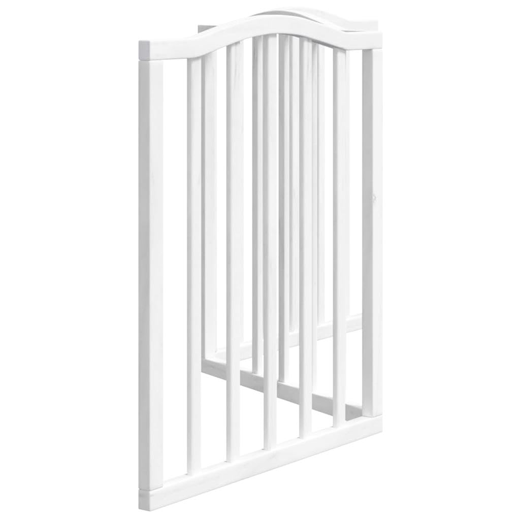 Puerta plegable para perros de madera de álamo de 3 piezas, 150 cm, rejilla separadora independiente para interior, rejilla para cachorros para seguridad, protección y fácil almacenamiento