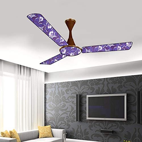Image of fan cover waterproof & dustproof 3 blade ceiling fan cover with attachable enclosure set of 1 | heavy duty protective fan cover for living room bedroom veranda | washable