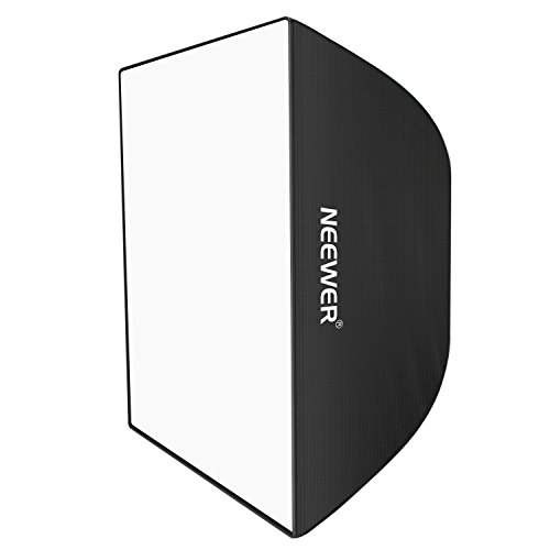Neewer® 24'' X 24''/60cm X 60cm Speedlite, Studio Flash, Speedlight and Umbrella Softbox with Carrying Bag for Portrait or Product Photography
